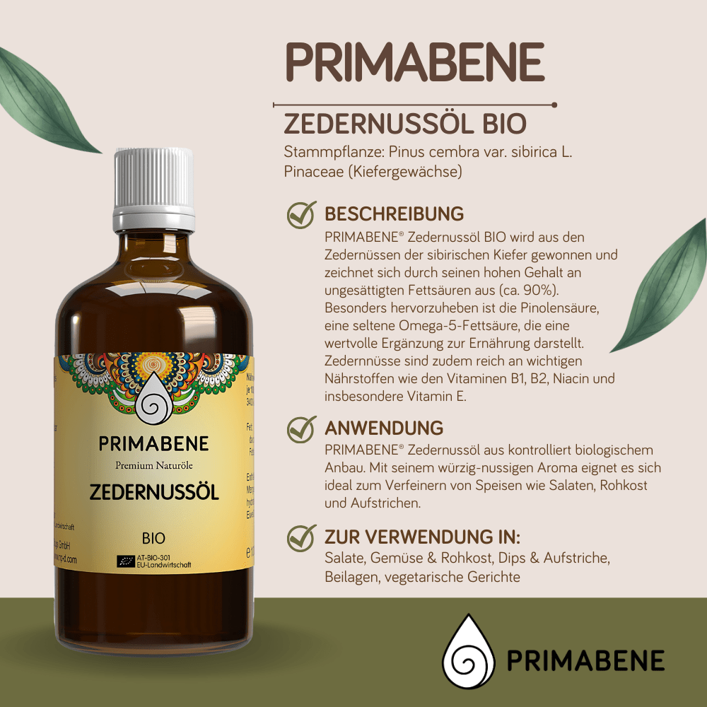 Bild von Zedernussöl Bio